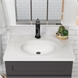 Bowery Hill 31-Inch Bath Vanity - Urbane Bronze Base and Single Hole Top