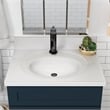 Bowery Hill 31-Inch Bath Vanity - Dark Night Base and Single Hole Top