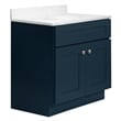Bowery Hill 31-Inch Bath Vanity - Dark Night Base and Single Hole Top