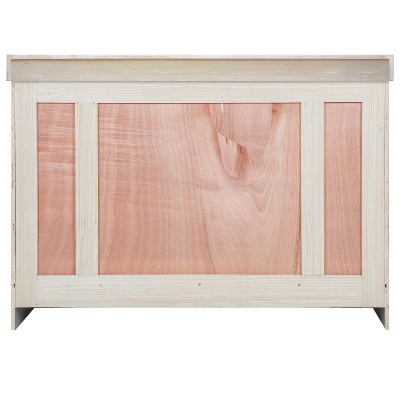 Bowery Hill 49-Inch Assembled Bath Vanity - Birch Base and Single Hole Top