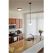 Bowery Hill 2-Light Dome Ceiling Mount Light in Oil-Rubbed Bronze