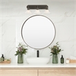 Bowery Hill 3-Light Frosted Glass Vanity Light in Oil-Rubbed Bronze