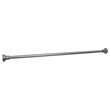 Bowery Hill Classic Adjustable 42 to 72-Inch Shower Rod in Satin Nickel