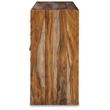 Bowery Hill Natural Brown 6-Drawer Dresser with Beveled Edge Frame