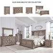 Bowery Hill Light Brown Chest of Drawers with 5 Inset Framed Drawers