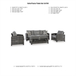 Bowery Hill Gray 4-Piece Outdoor Patio Set with Sofa Chairs and Table