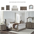 Bowery Hill Light Brown 9-Drawer Dresser with Serpentine Curves