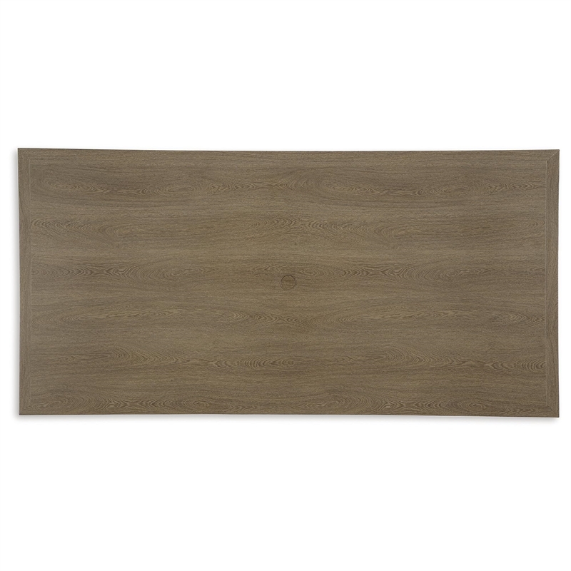 Bowery Hill Dark Brown Outdoor Dining Table with Umbrella Hole