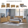 Bowery Hill Light Brown 5-Drawer Chest with Darkened Bronze Pulls