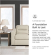 Bowery Hill Almond Leather Loveseat with Low-Profile Accent Legs