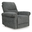 Bowery Hill Black Power Lift Recliner with Heated Seat and Massage