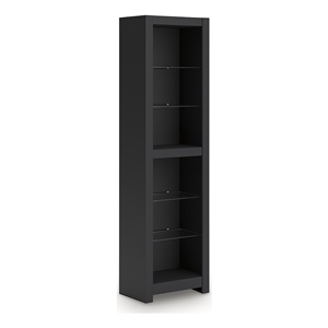 Bowery Hill Black Modular Pier for Entertainment Center Series