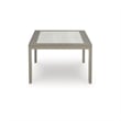 Bowery Hill Brown Outdoor Coffee Table with Sintered Stone Top
