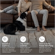 Bowery Hill Brown Leather Power Reclining Sofa with Zero-Gravity