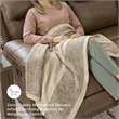 Bowery Hill Brown Leather Power Reclining Sofa with Zero-Gravity