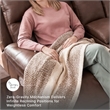 Bowery Hill Brown Leather Power Reclining Loveseat with Console