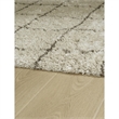 Bowery Hill Beige 8' x 10' Plush Shag Area Rug with 50mm Pile