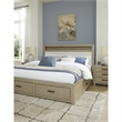Bowery Hill Beige 8' x 10' Plush Shag Area Rug with 50mm Pile
