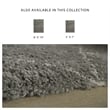 Bowery Hill Gray 8' x 10' Plush Shag Area Rug with 50mm Pile