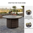 Bowery Hill Outdoor Bar Table with a 48