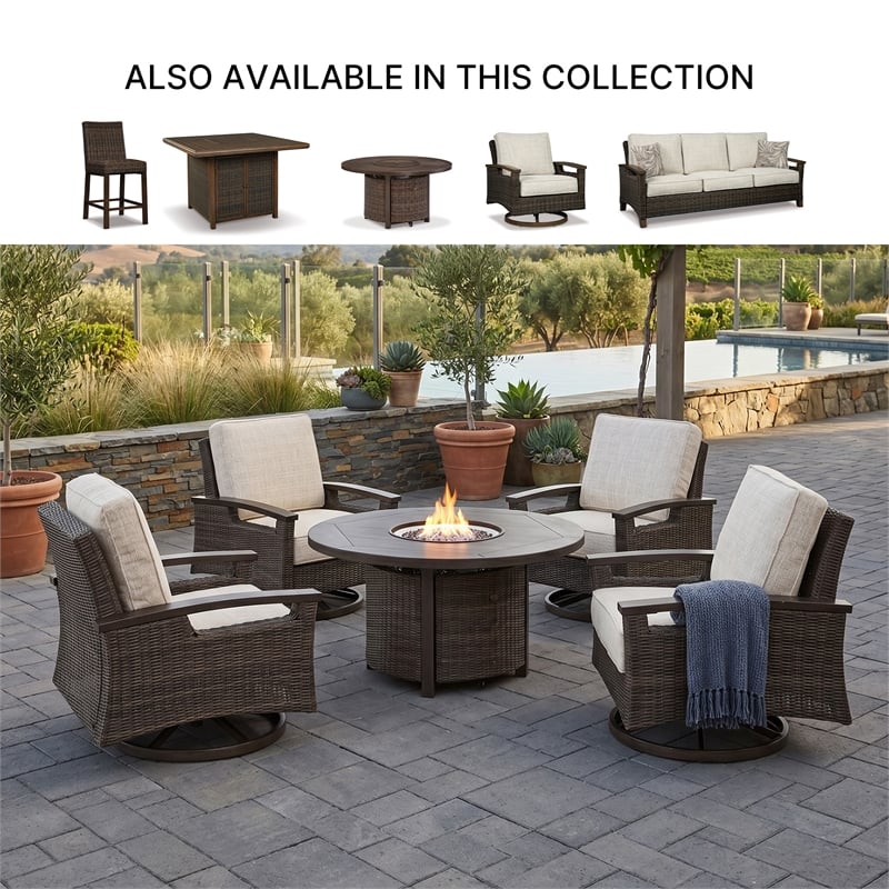 Bowery Hill Outdoor Bar Table with a 48