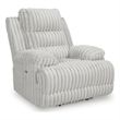 Bowery Hill Power Recliner with USB Charging Port in Light Gray