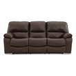 Bowery Hill Power Reclining Sofa with USB Charging Port in Brown