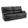 Bowery Hill Zero-Gravity Power Reclining Sofa with Headrest in Black
