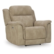 Bowery Hill Zero-Wall Power Recliner with Zero-Gravity in Sand