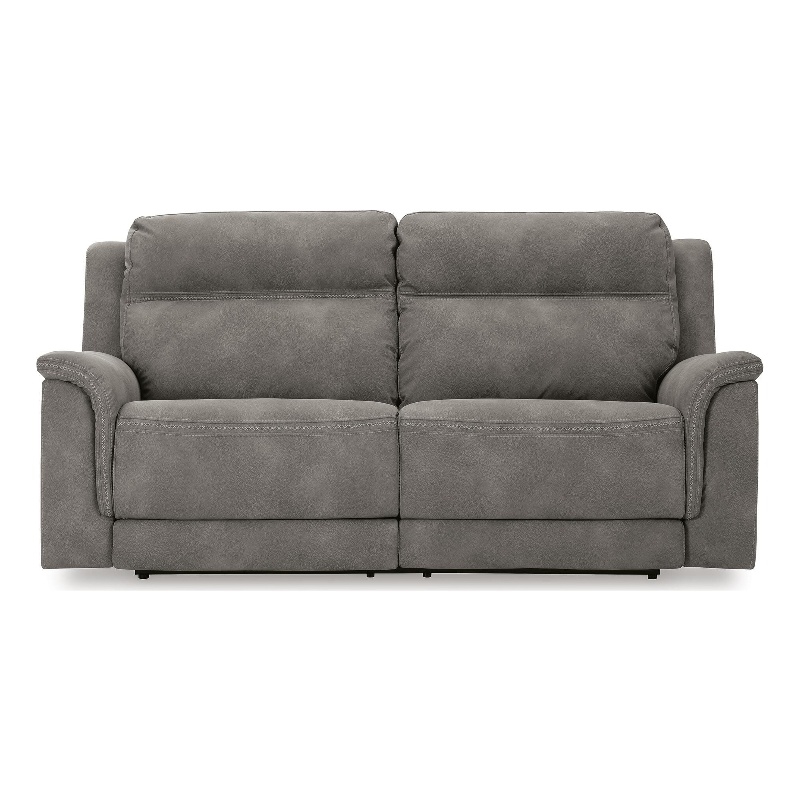 Bowery Hill Zero-Wall Power Reclining Sofa with Zero-Gravity in Slate
