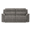 Bowery Hill Zero-Wall Power Reclining Sofa with Zero-Gravity in Slate