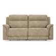 Bowery Hill Zero-Wall Power Reclining Sofa with Zero-Gravity in Sand