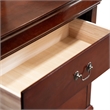 Bowery Hill Transitional 3-Piece Full Bedroom Set in Cherry Wood Finish