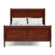 Bowery Hill Transitional 3-Piece Full Bedroom Set in Cherry Wood Finish