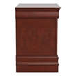 Bowery Hill Transitional 3-Piece Full Bedroom Set in Cherry Wood Finish