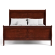 Bowery Hill Transitional 3-Piece Queen Bedroom Set in Cherry Wood Finish