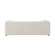 Bowery Hill Contemporary Wood and Fabric Sofa in Beige