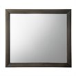Bowery Hill Mirror with Wooden Frame in Gray Oak