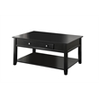 Bowery Hill Coffee Table with Lift Top in Black