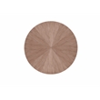 Bowery Hill Round Dining Table in Walnut Finish with Rubberwood Veneer