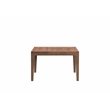 Bowery Hill Extendable Rectangular Dining Table in Walnut Finish
