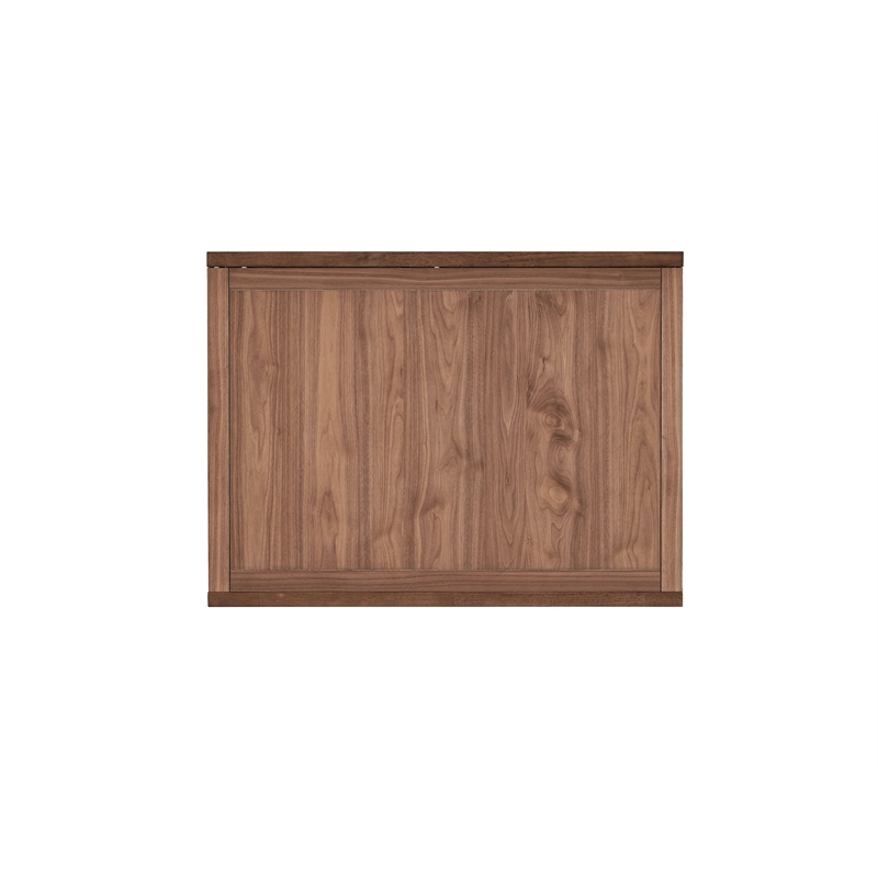 Bowery Hill Extendable Rectangular Dining Table in Walnut Finish