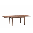 Bowery Hill Extendable Rectangular Dining Table in Walnut Finish