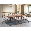 Bowery Hill Extendable Rectangular Dining Table in Walnut Finish