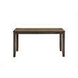 Bowery Hill Damica Dining Table in Solid Wood Walnut Finish