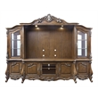 Bowery Hill Transitional Wooden Entertainment Center in Antique Oak