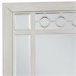 Bowery Hill Vertical Wooden Frame Mirror with Silver Finish