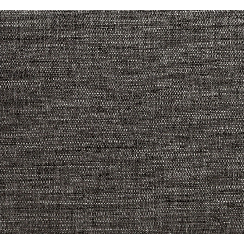 Bowery Hill Track Arm Chair with Nailhead Trim in Light Charcoal Linen