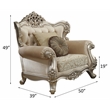 Bowery Hill Bently Upholstered Wingback Chair in Champagne Beige