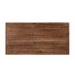 Bowery Hill Rectangular Wooden Coffee Table in Weathered Oak and Sandy Black